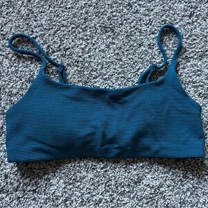 Athleta Scoop Pique Bikini Top Sz S